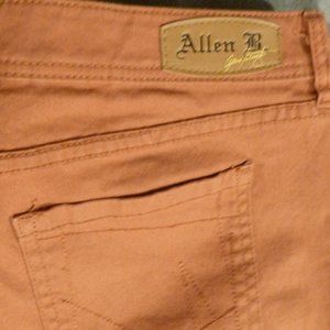 Allen B Cropped Jeans w/ Zipper Accents SZ 16 NEW